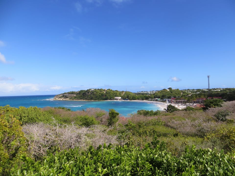 Ausblick vom Oathouse auf die Bucht Pineapple Beach Club