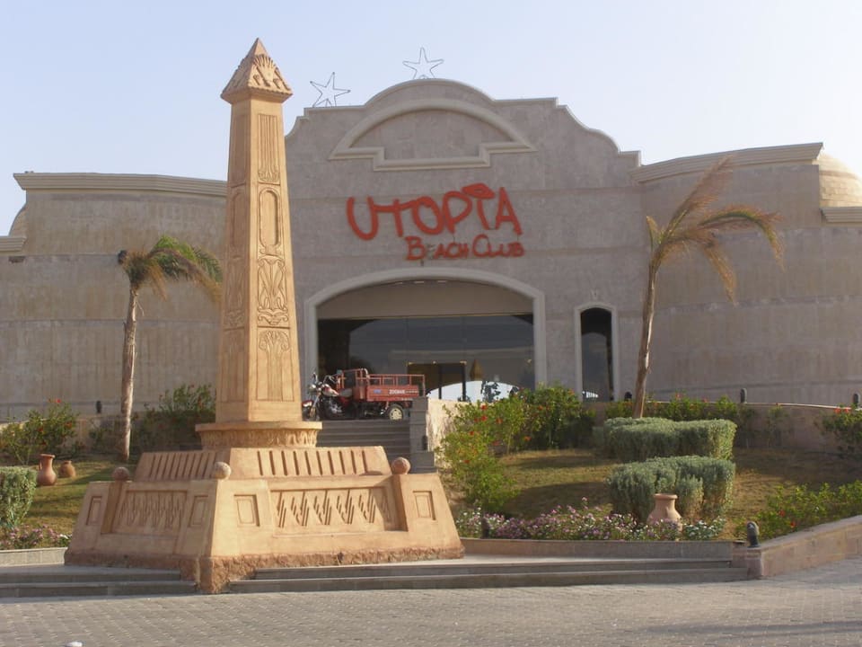Erster Blick auf das Hotel Utopia Beach Club