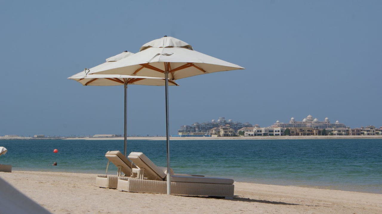 Liegen am Strand Hotel One&Only The Palm
