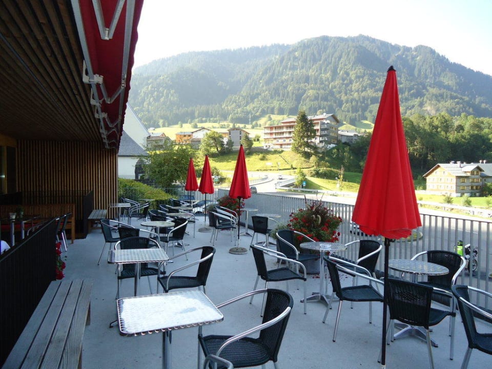 Terrasse Hotel Krone in Au