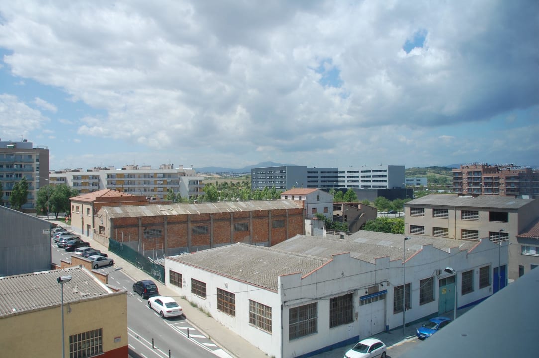 Blick aus dem Zimmer im 3. Stock Hotel Sercotel Ciutat de Montcada
