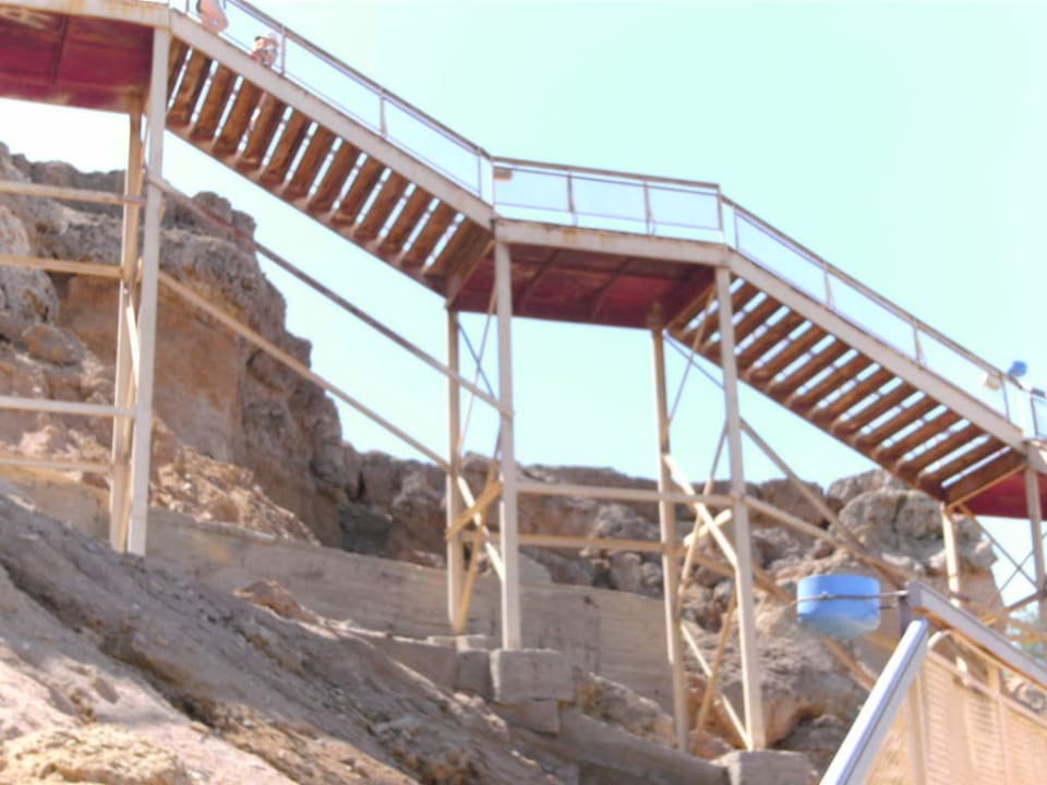Treppe mit 158 Stufen Albatros Sharm Resort