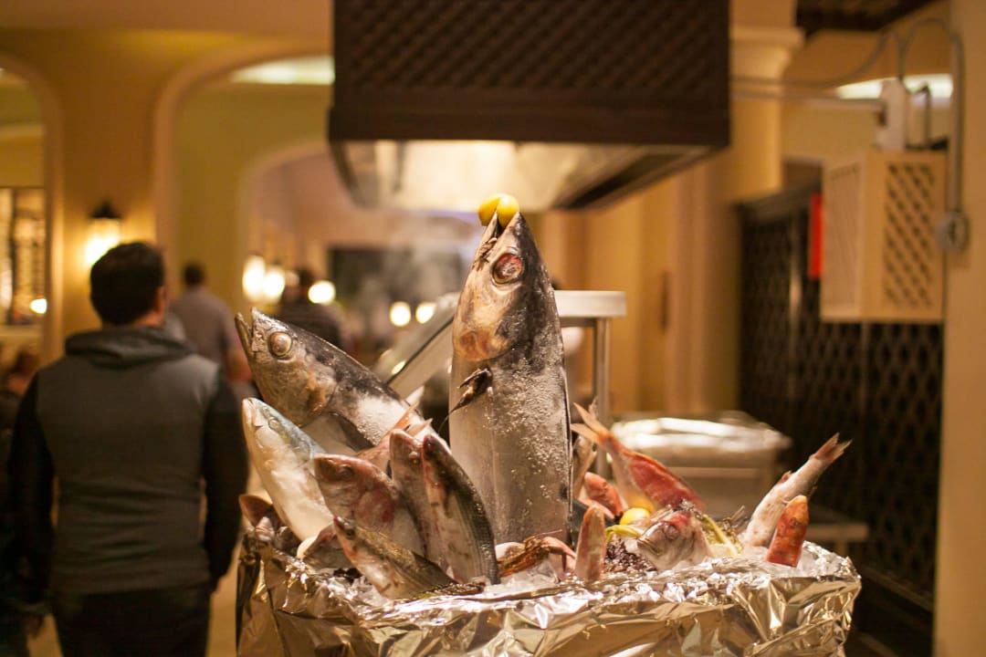 Свежая рыба JAZ Aquamarine Resort