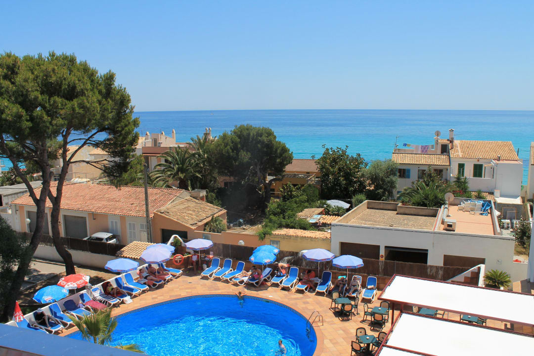 Blick vom Balkon Hotel Clumba