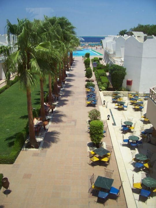 Ausblick vom Restaurant Hotel Aqua Fun