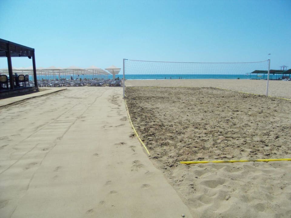 Strand, Restaurant, Beachvolleyballfeld Aydinbey Kings Palace & Spa