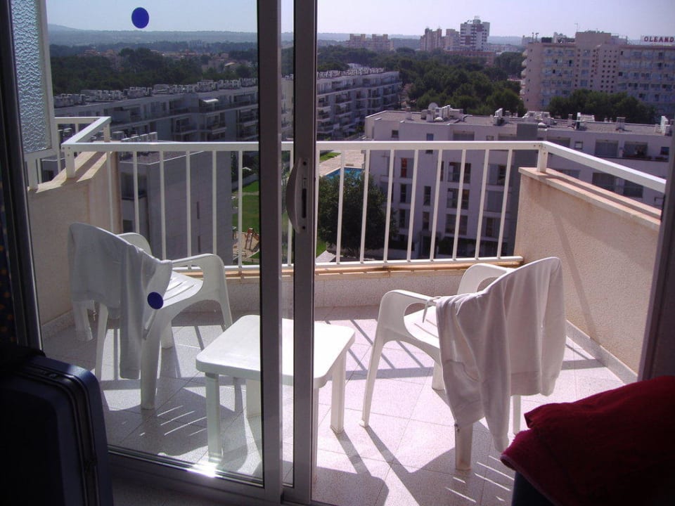 Balkon des Zimmers BG Hotel Caballero