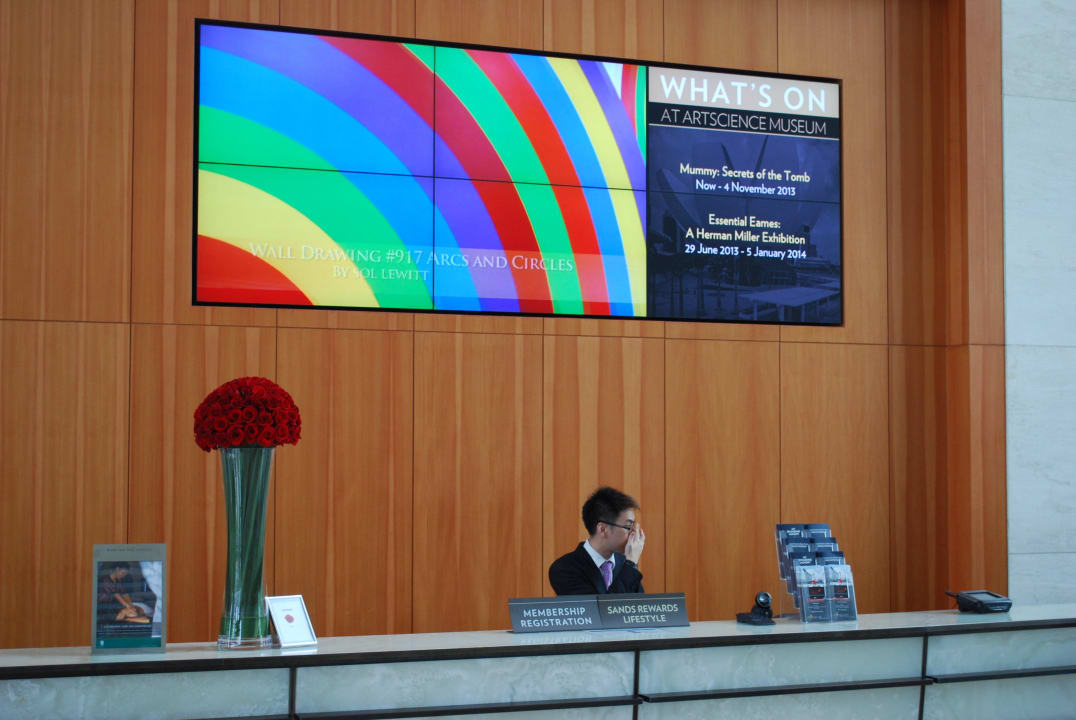 Rezeption Marina Bay Sands