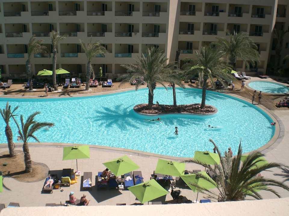 Poolaussicht vom Zimmer Hotel Rosa Beach