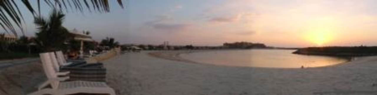 Panorama vom Strand Rixos Al Mairid Ras Al Khaimah