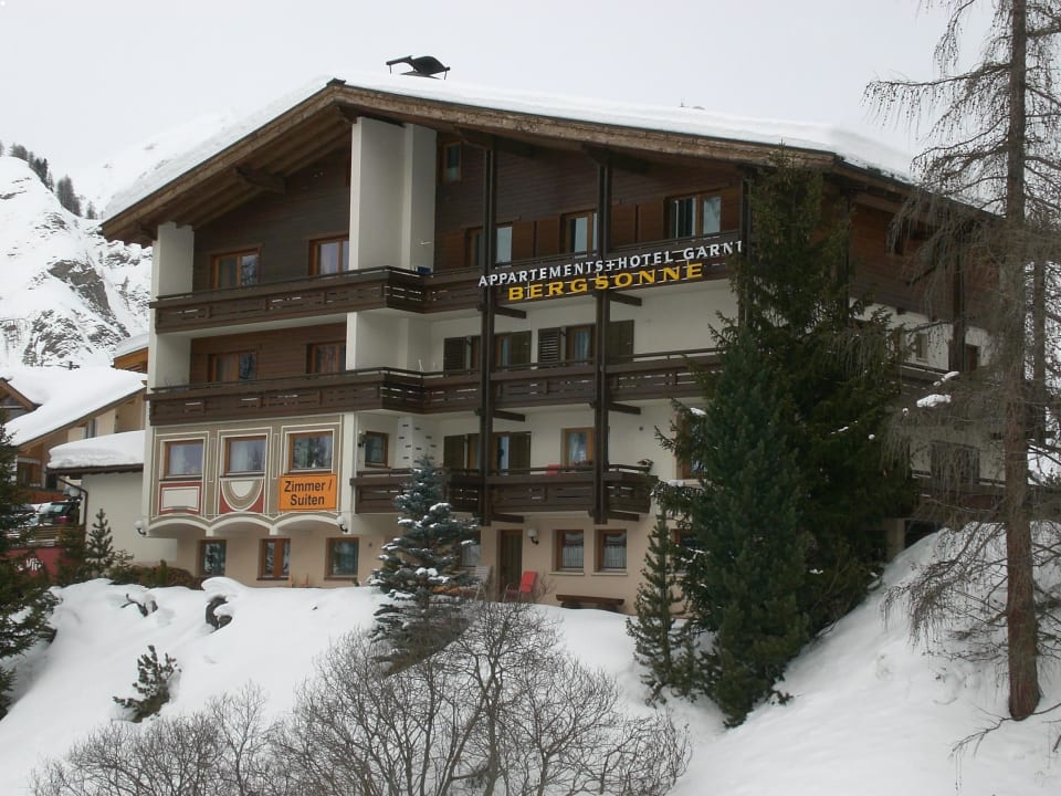 Sicht vom Dorf Hotel Garni Bergsonne