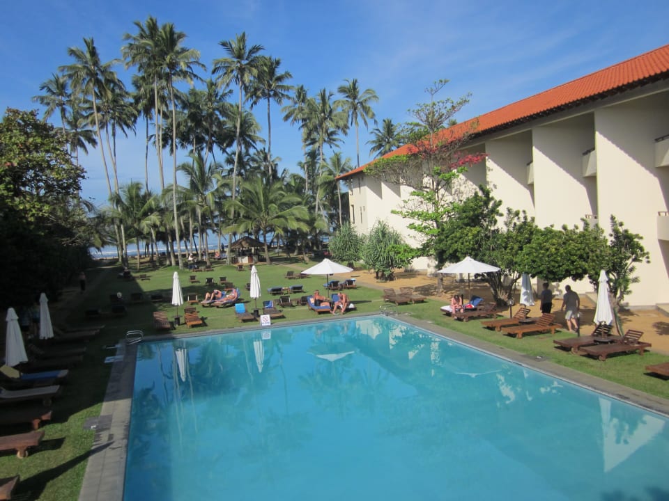 Blick vom Speisesaal Mermaid Hotel & Club