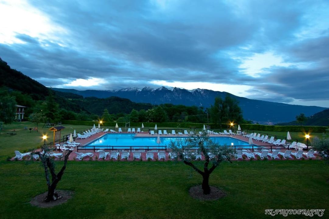 Blick vom Balkon Hotel Residence La Pertica