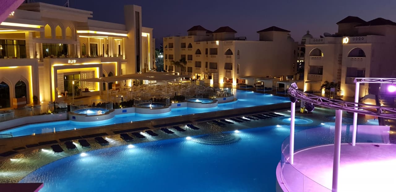 Ausblick Pickalbatros Aqua Blu Resort - Hurghada