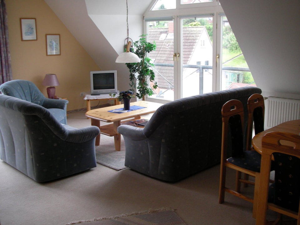 Wohnzimmer Appartment Allissat