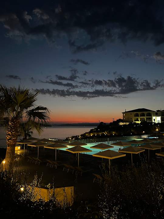 Ausblick Akrathos Beach Hotel