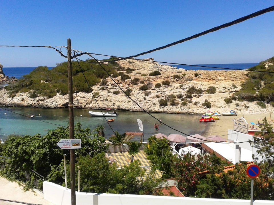 Blick auf Strand und Felsen Barceló Portinatx - Adults only