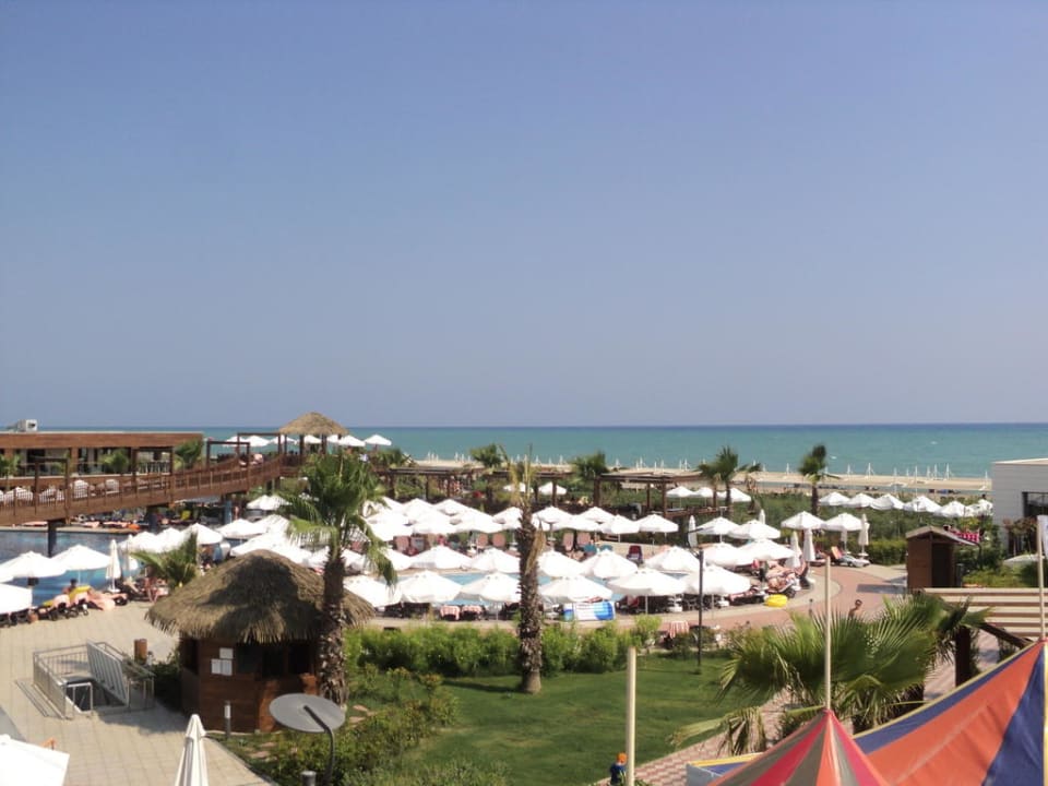 Aussicht zum Strand Sherwood Dreams Resort