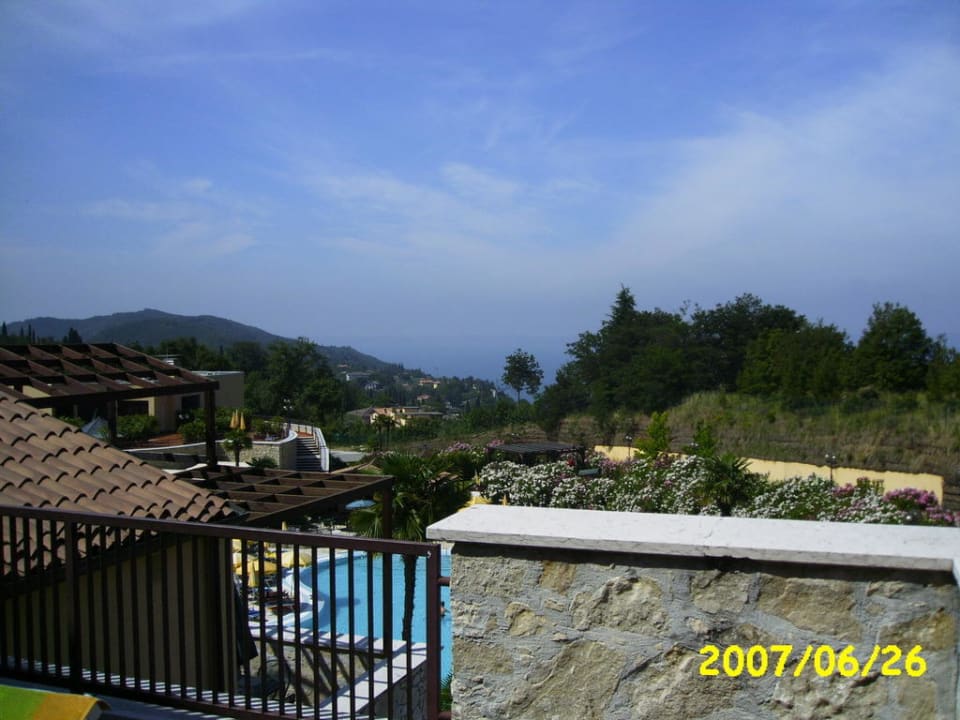 Blick vom Balkon Hotel Le Torri del Garda