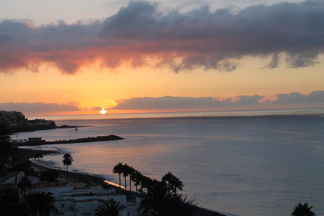 Sonnenaufgang vom Balon aus Hotel Europalace