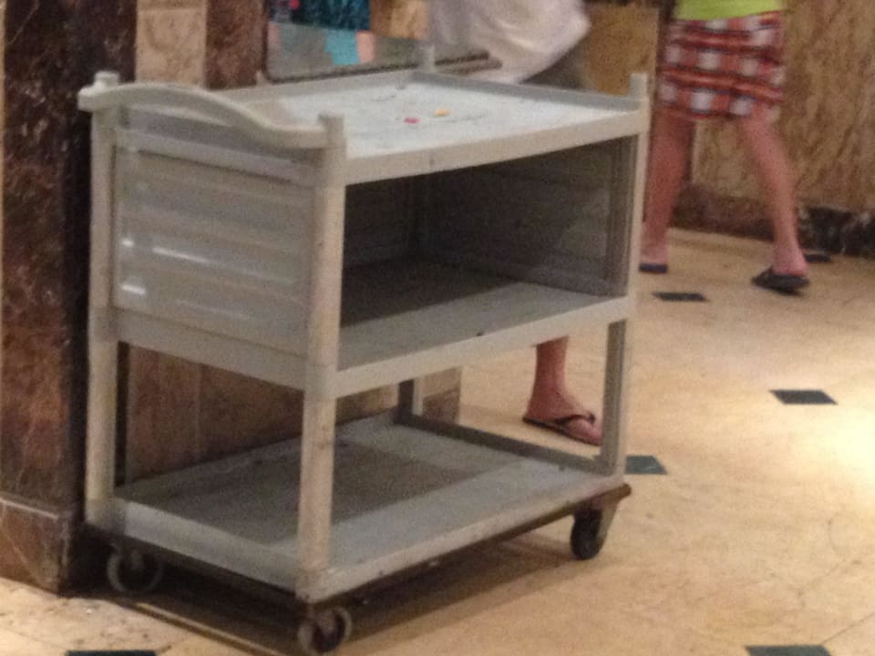 Der Waagen fürs saubere Geschirr Riviera Aqua Park Resort