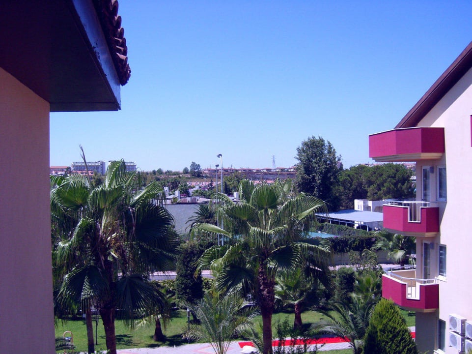 Blick vom Balkon Hotel Orfeus Park