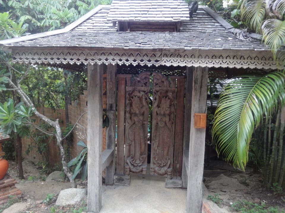 Eingang zur Villa Santhiya Koh Phangan Resort & Spa