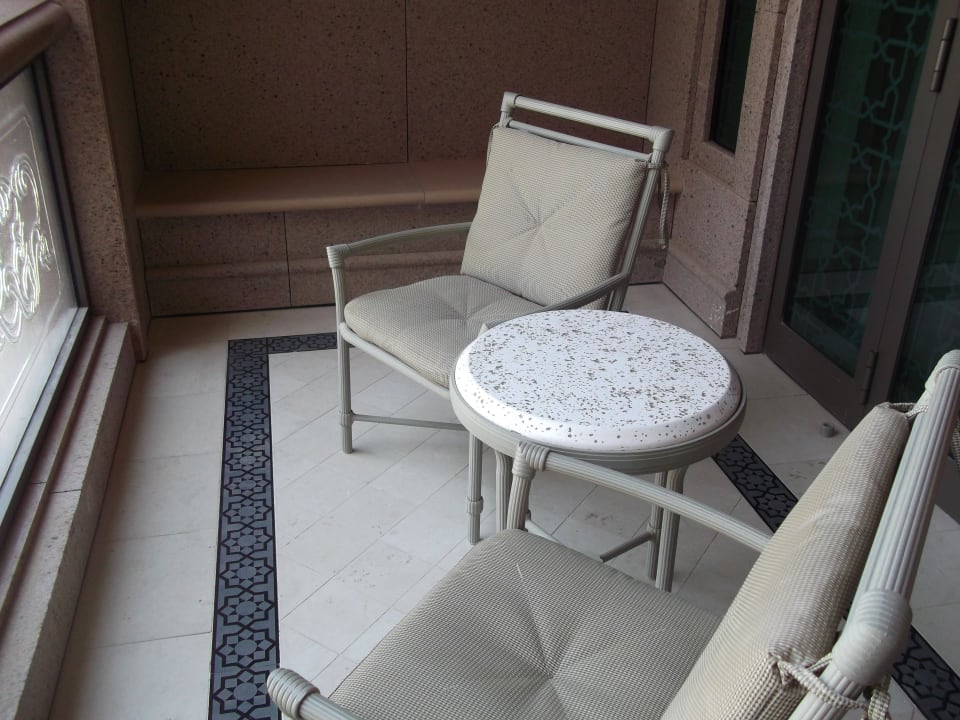 Geräumiger Balkon Emirates Palace Mandarin Oriental