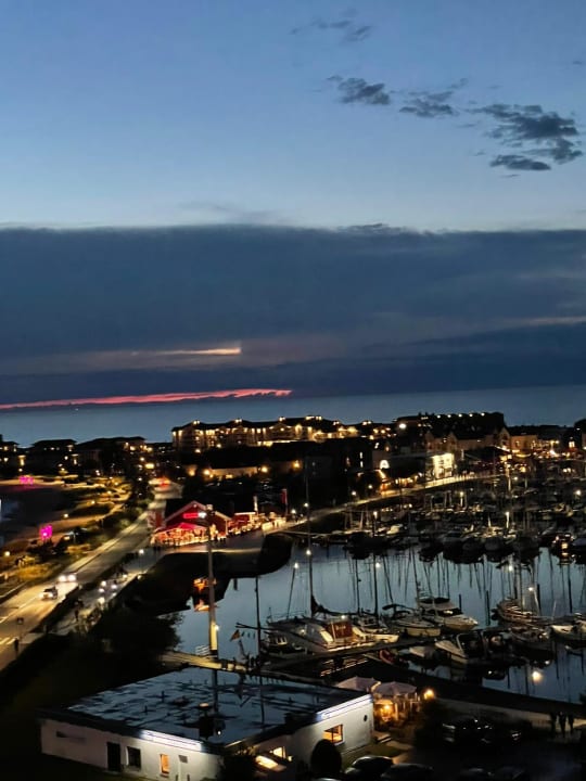 Ausblick Hafenhotel Meereszeiten
