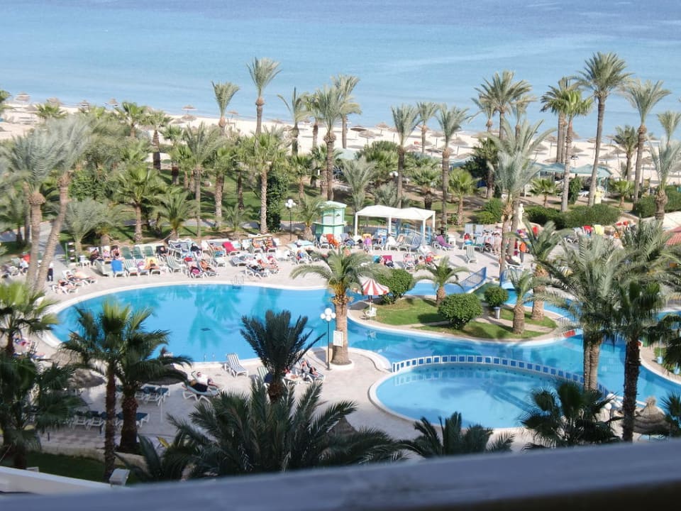 Blick von meinem Zimmer Riadh Palms Resort & Spa