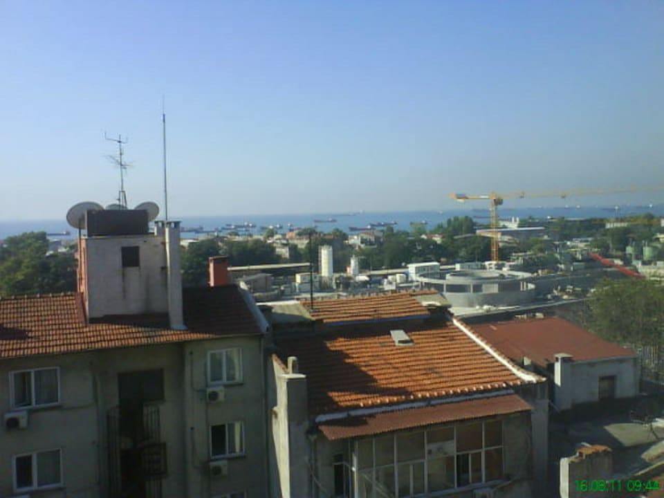 Meeresblick vom Zimmer 7.Etage Grand Ant Hotel