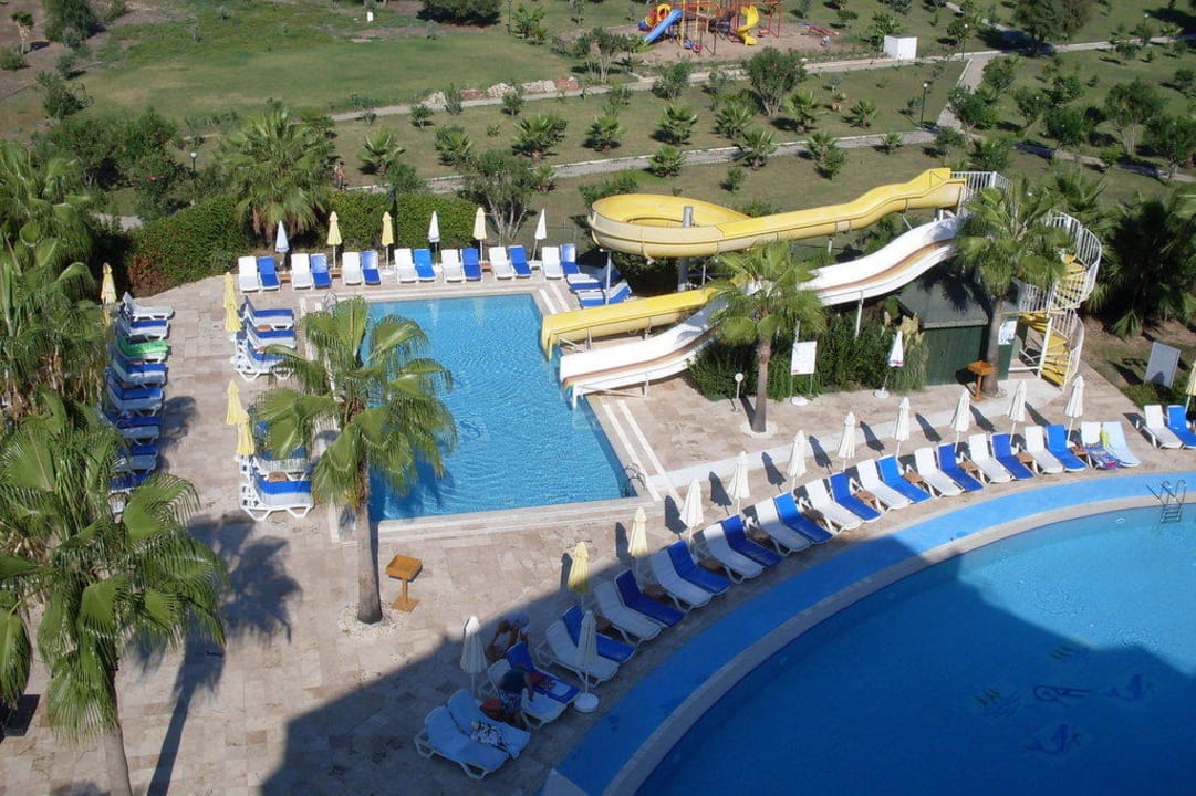 Ausblick aus unserem Zimmer Royal Atlantis Beach Hotel