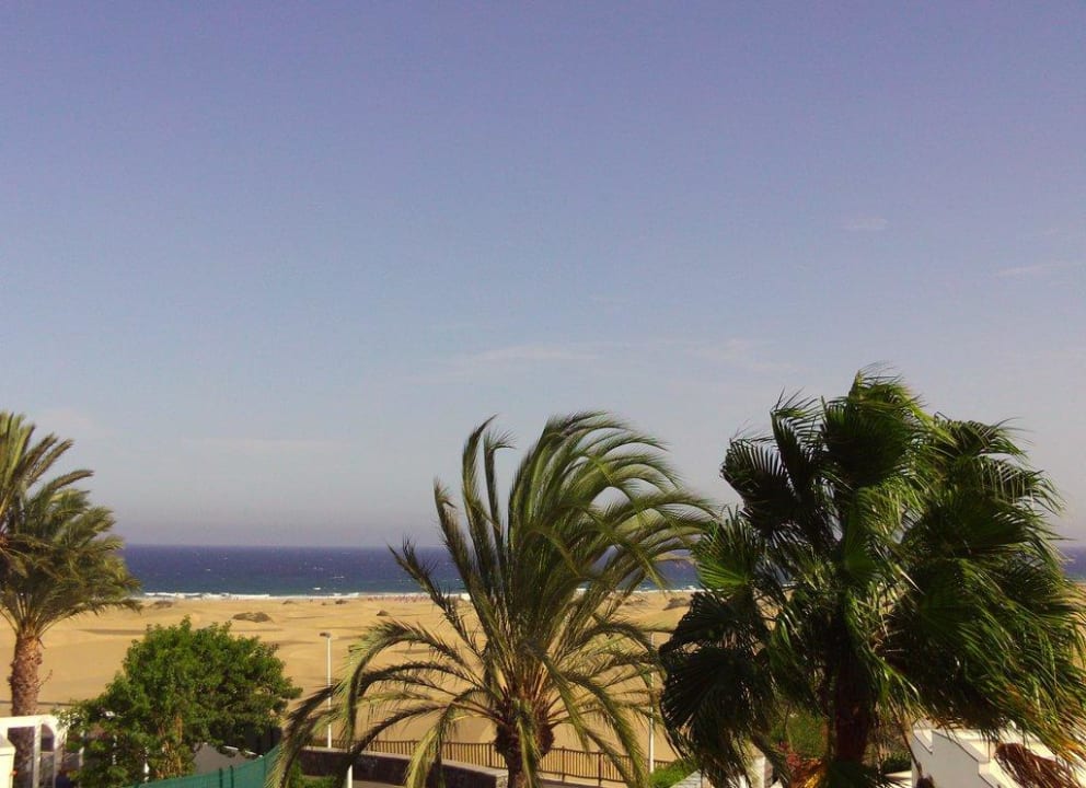 Blick vom Balkon des Einzelzimmers Hotel Riu Palace Maspalomas Adults Only
