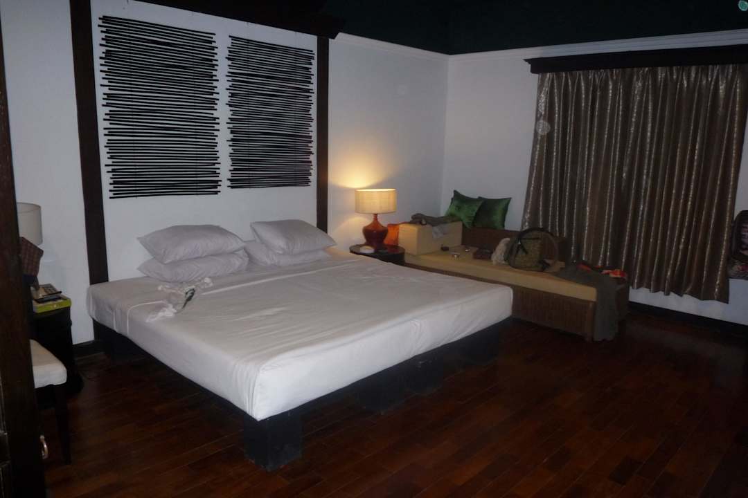 Vom Badzugang aus betrachtet Amazing Bagan Resort