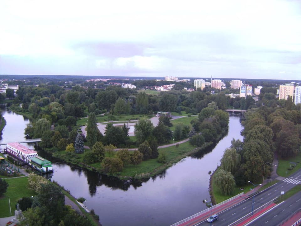 Ausblick 12. Etage, Flur linke Seite Hotel Gromada Piła