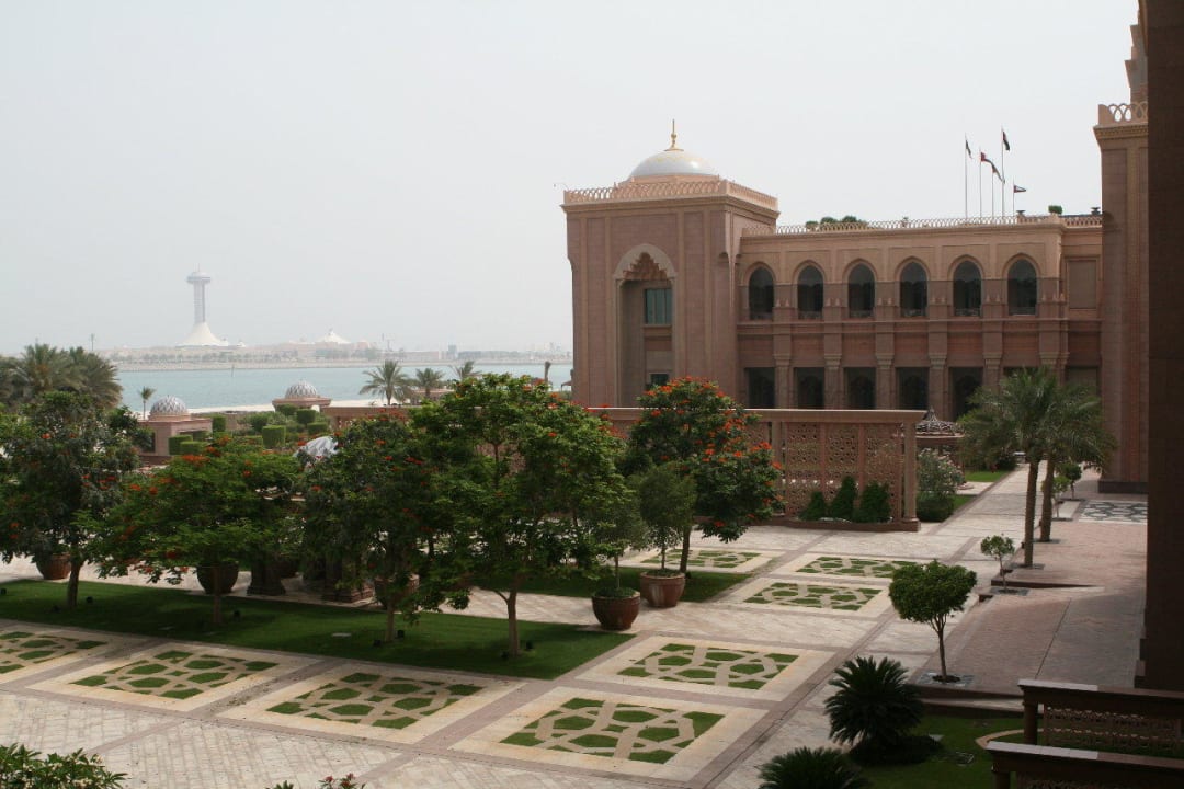 Aussicht vom Zimmer 2308 Emirates Palace Mandarin Oriental