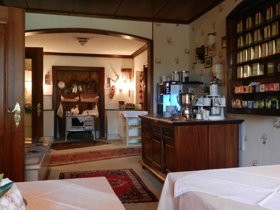 Blick auf die SB Kaffeemaschine Hotel Sassenhof