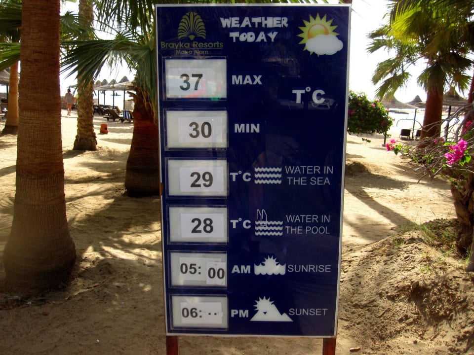 Schön warm... Brayka Bay Resort