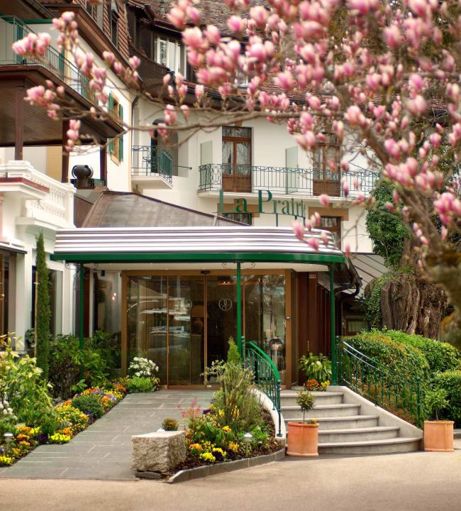 Entrée de l'hôtel Hotel La Prairie