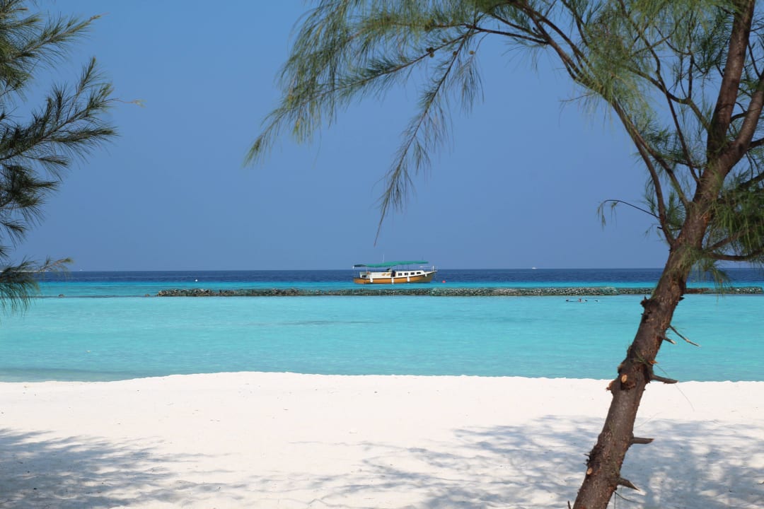 Ausblick vom Bungalow Summer Island Maldives