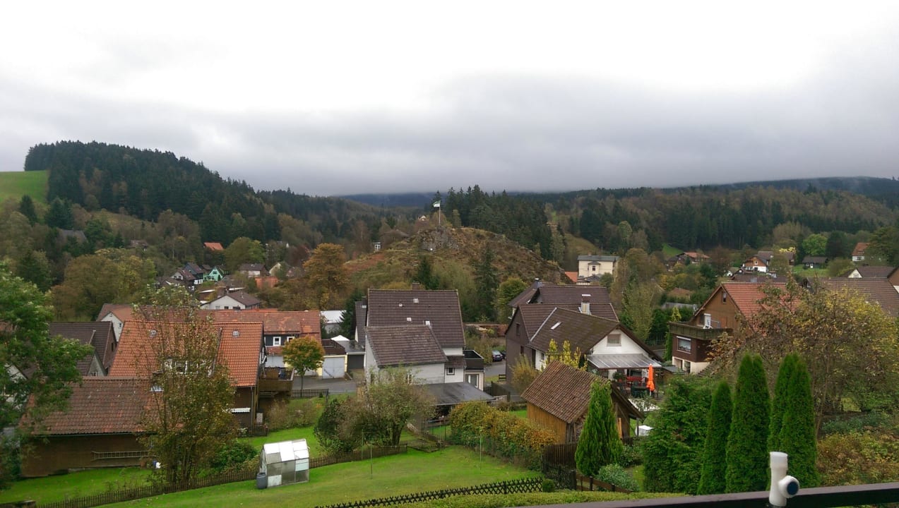 Aussicht in Richtung Ort  Gästehaus Nietmann