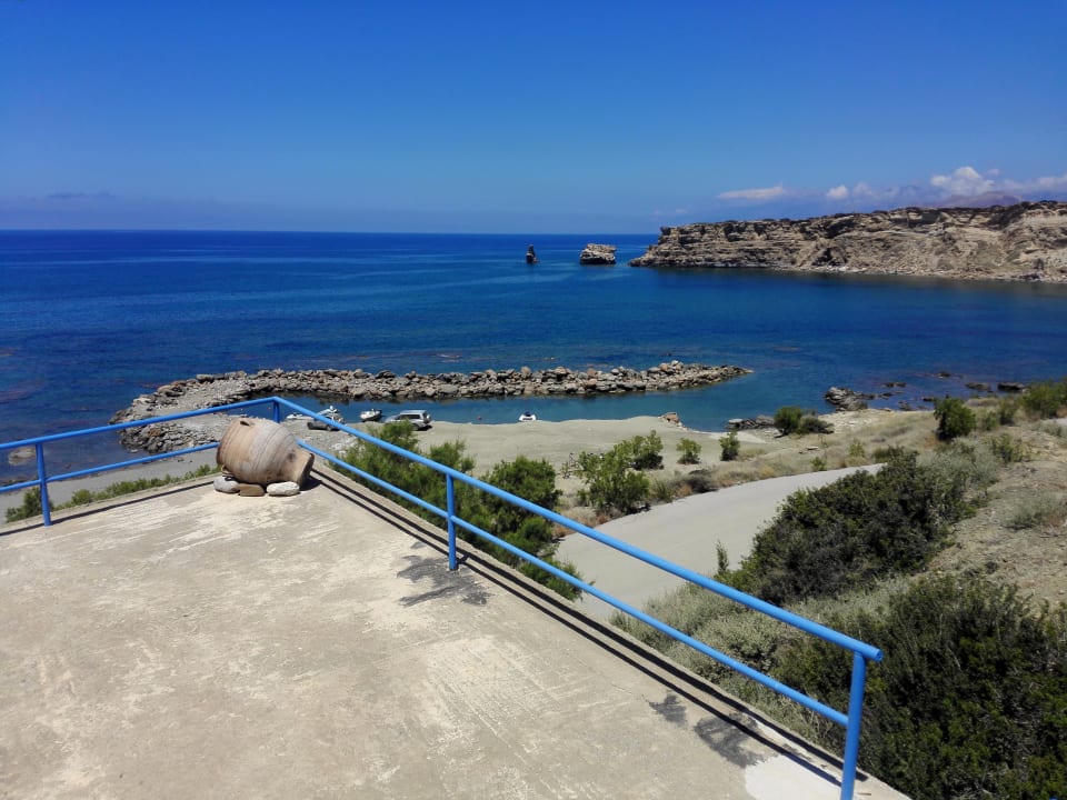 Ausblick Pavlos' Place - Triopetra Beach