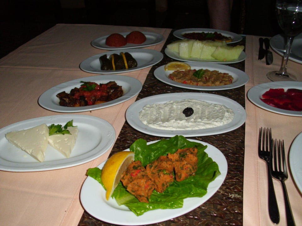 Vorspeisen Griechisches Restaurant Voyage Belek Golf & Spa