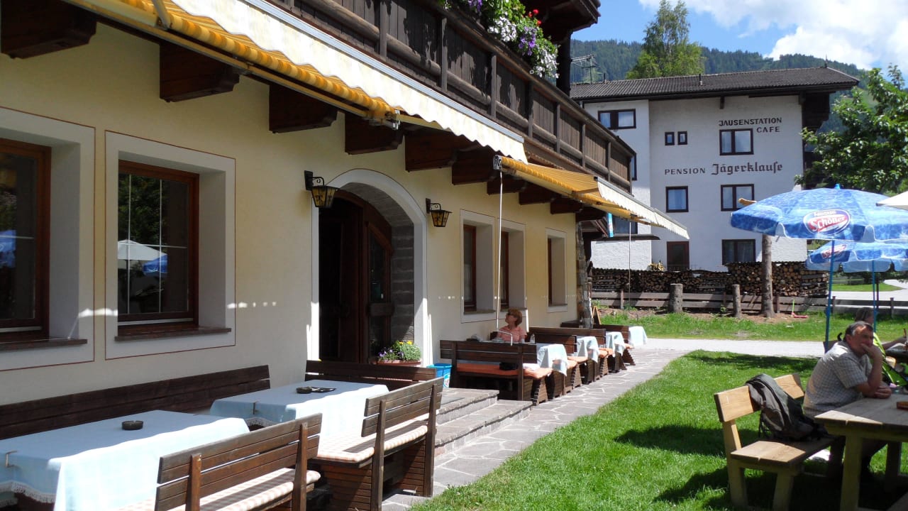 Terrasse Pension Waidmannsruh