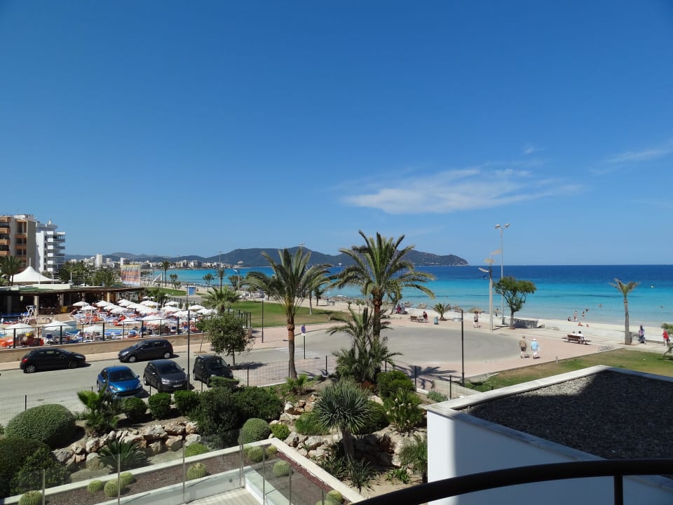 Ausblick aus dem Zimmer 1. OG Hipotels Hipocampo Playa