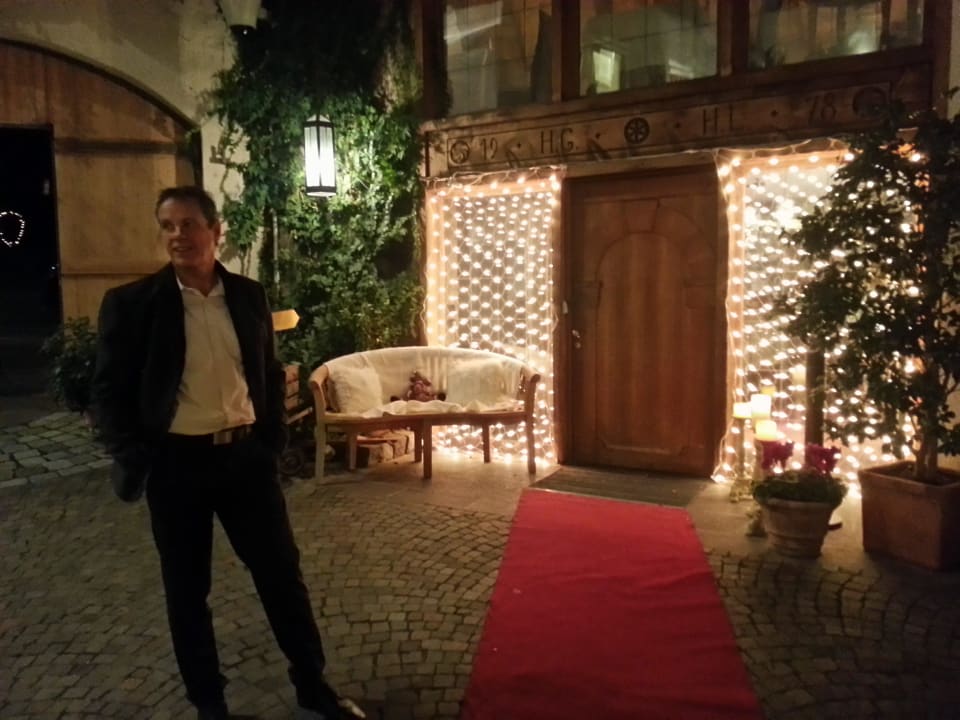 Innenhof Hotel Ansitz Plantiz