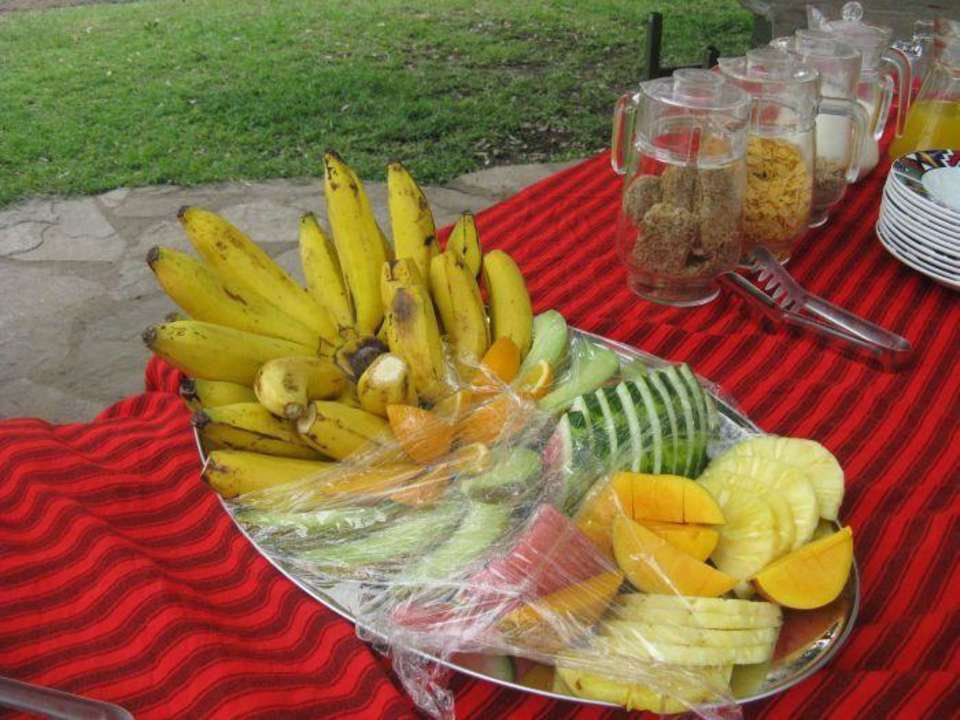 Frühstück Royal Mara Safari Lodge
