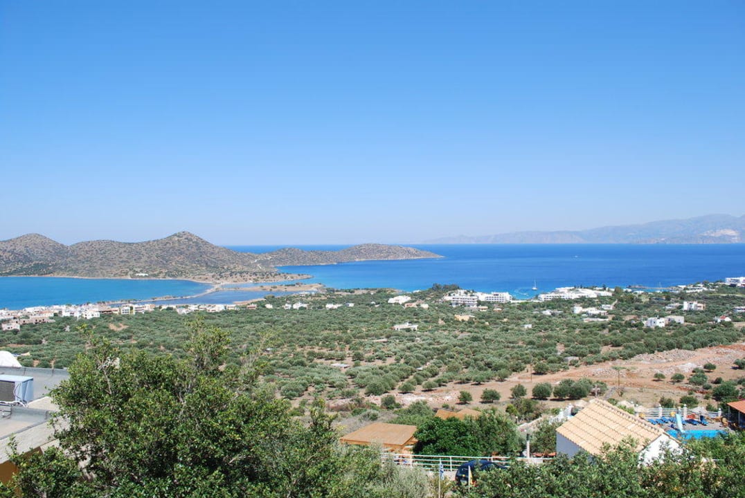 Blick vom Balkon (Insel Spinalonga) Elounda Residence Resort & Waterpark