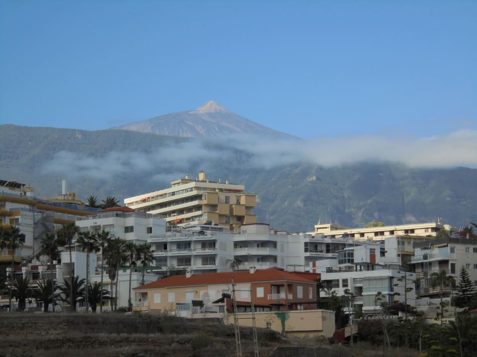 Von der Eingangsseite mit Blick auf dem Berg Teide Apartments Pez Azul