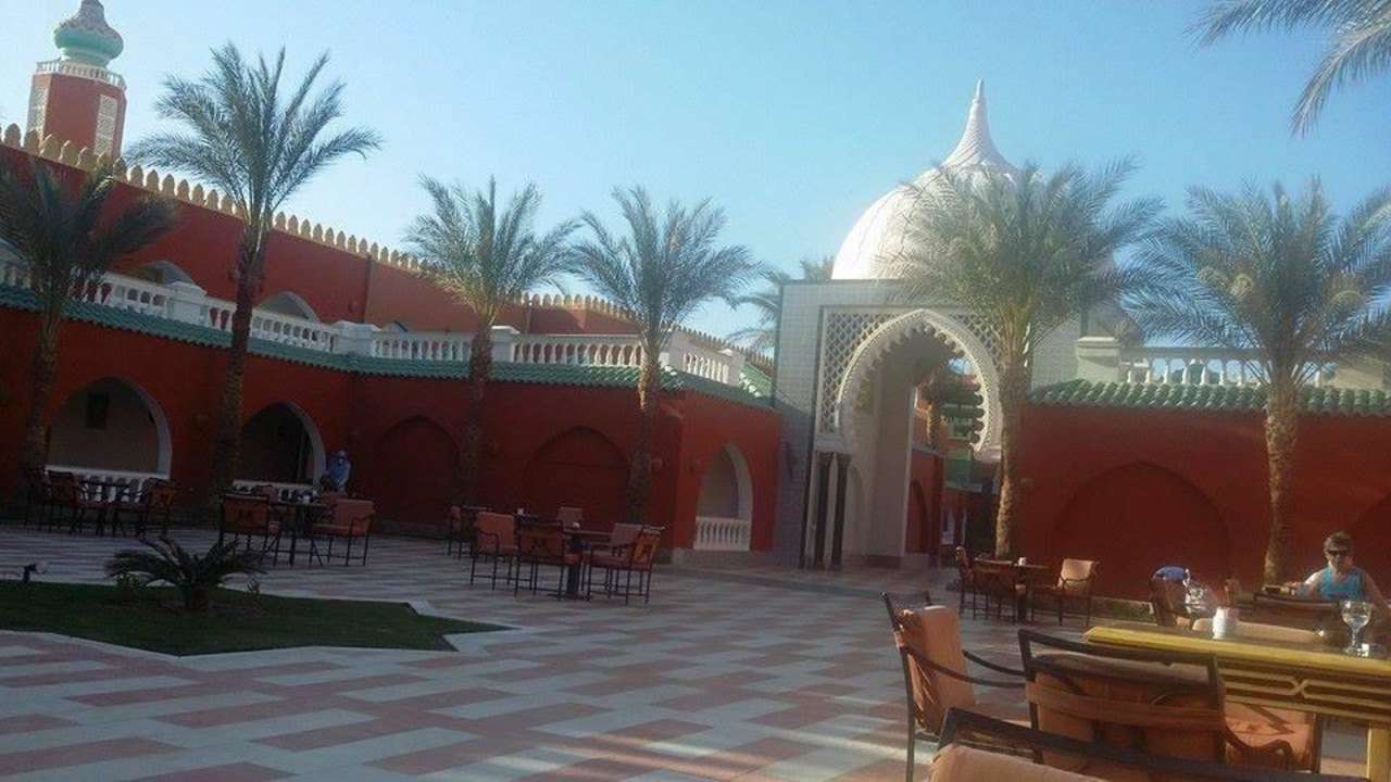 Lobby Aussenbereich Pickalbatros Alf Leila Wa Leila Resort - Neverland Hurghada